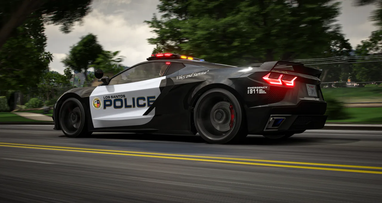 Invetero Coquette Police Pack | 200+ Options | Non-ELS FiveM | Cars-Tebex