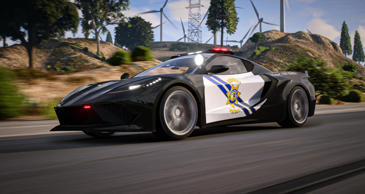 Invetero Coquette Police Pack | 200+ Options | Non-ELS FiveM | Cars-Tebex
