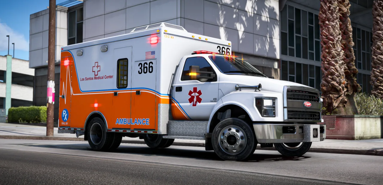 Vapid Yankee Ambulance | Non-ELS 8-Seater | Lore Friendly FiveM | Cars-Tebex