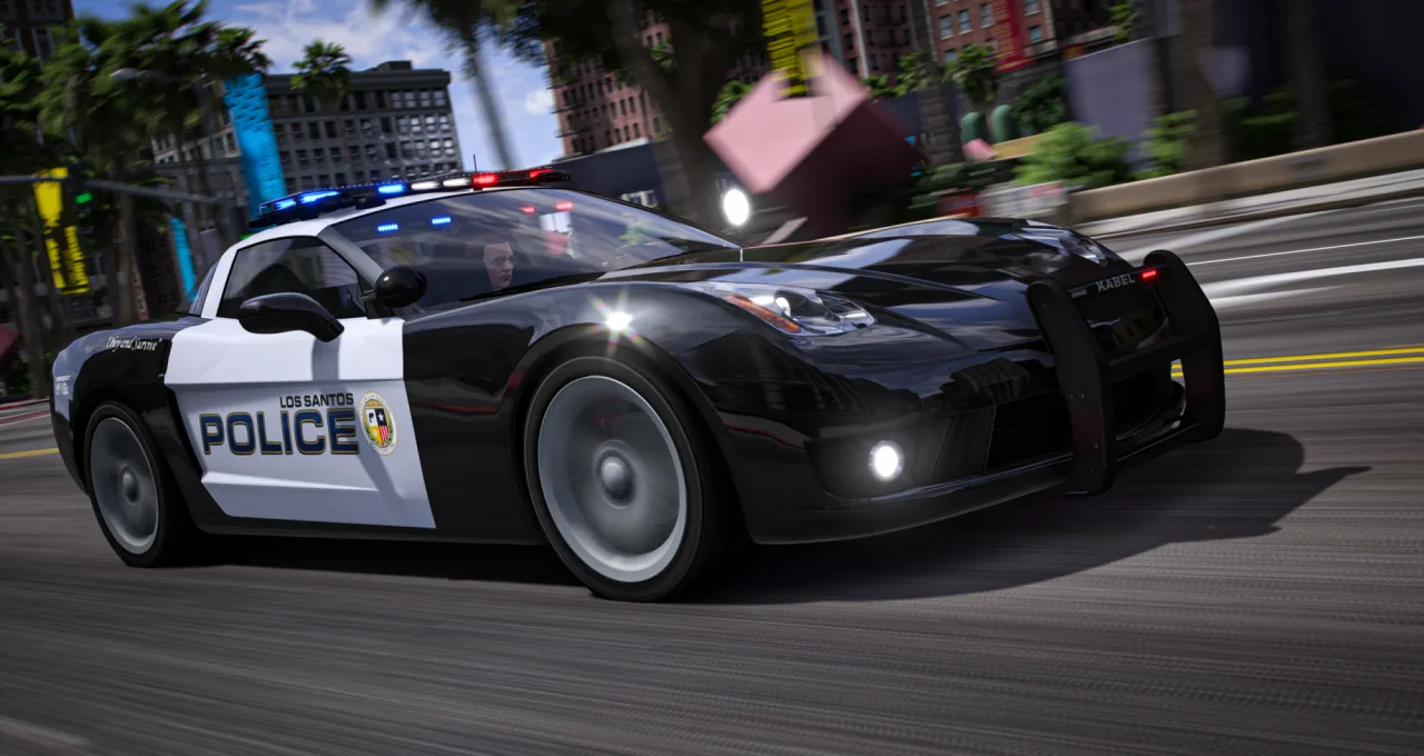 Coquette D5 FiveM Non-ELS Police Interceptor