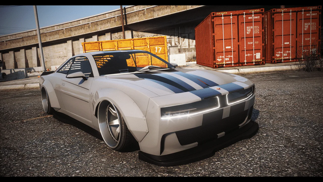 Bravado Buffalo EVX CTX | Custom Electric Muscle Sedan for FiveM