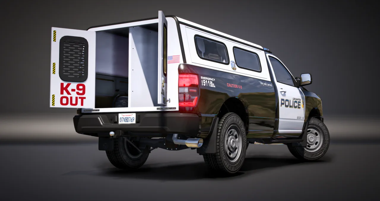 FiveM Bravado Bison Police Pack | Non-ELS 200+ Tuning Parts | Cars-Tebex