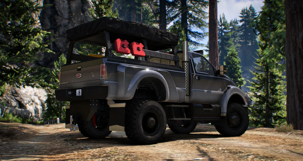Vapid Guardian | FiveM Lore Friendly Lifted Truck | 91 Parts | Cars-Tebex