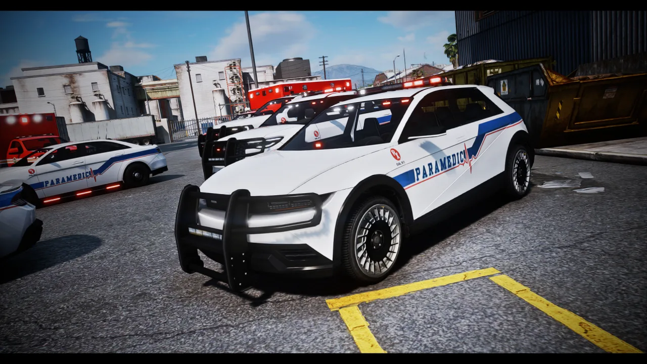 EMS Pack 1 | 10 Vehicles | Addon Sound | FiveM