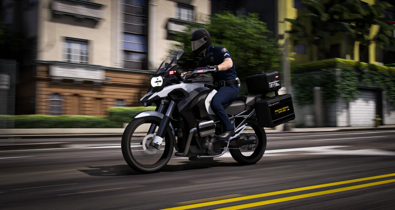 Ubermacht Kandra | Non-ELS Lore Friendly Police Motorcycle FiveM | Cars-Tebex