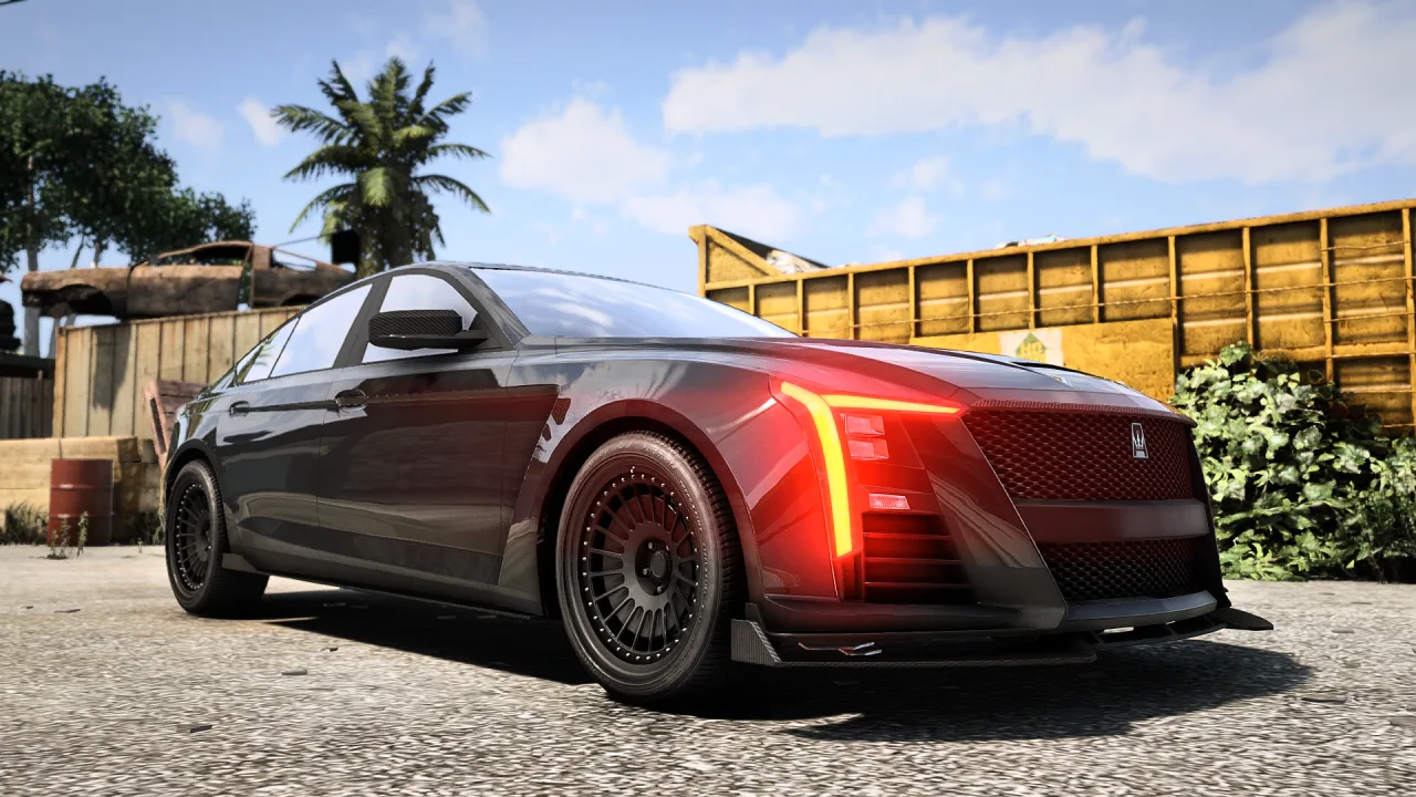 Albany Merula Gang Spec | 6 Seater &amp; Trunk Props | FiveM | Cars-Tebex