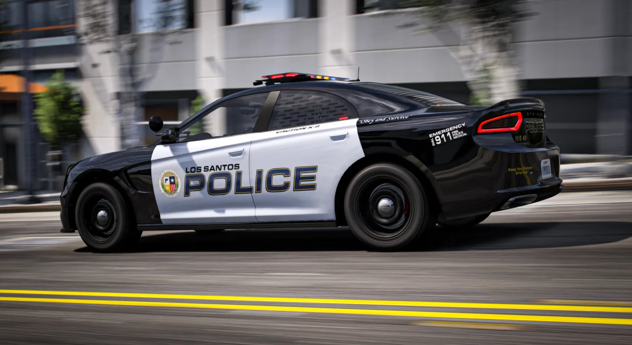 Bravado Buffalo Police Interceptor | Non-ELS 200+ Parts | FiveM | Cars-Tebex