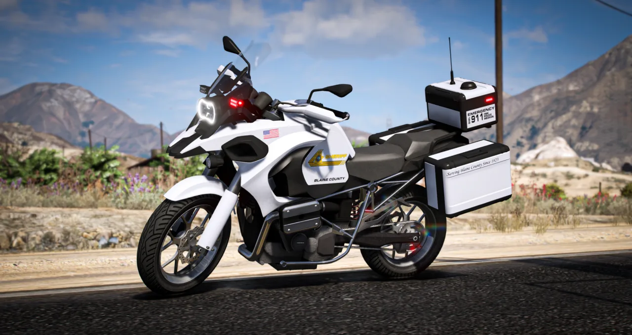 Ubermacht Kandra | Non-ELS Lore Friendly Police Motorcycle FiveM | Cars-Tebex