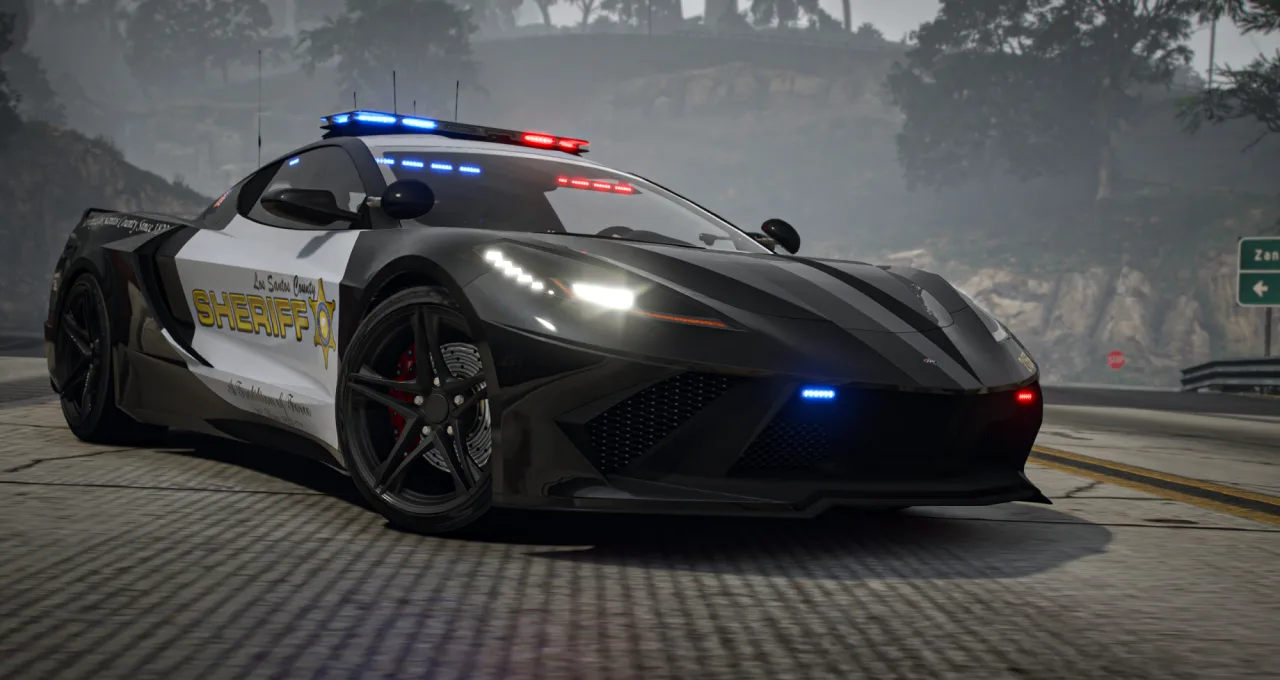 ONX Coquette D10 | FiveM Non-ELS Police Interceptor | 200+ Parts | Cars-Tebex
