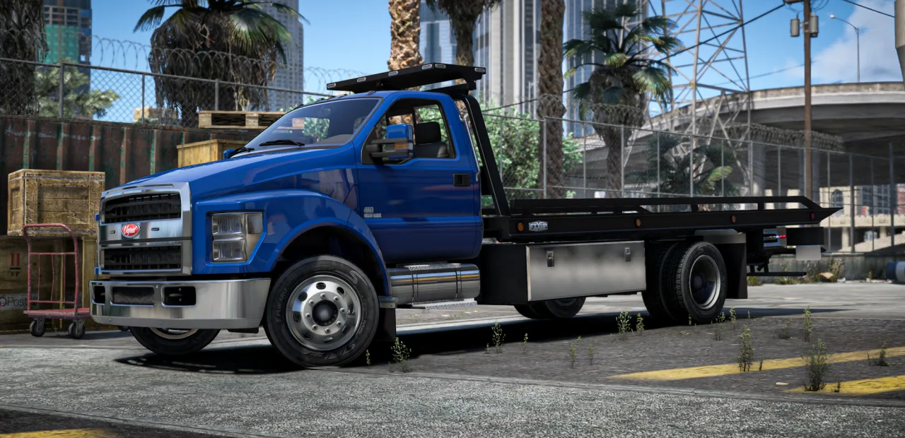 Vapid Yankee C130 Rollback Tow Truck | Animated Bed FiveM